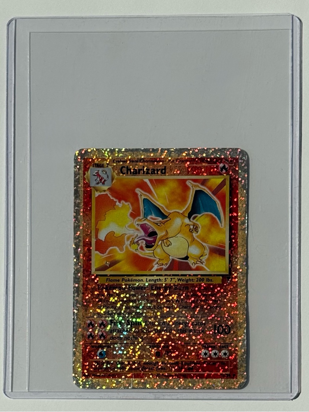 2002 POKEMON LEGENDARY COLLECTION BOX TOPPER S1/54 CHARIZARD ENGLISH